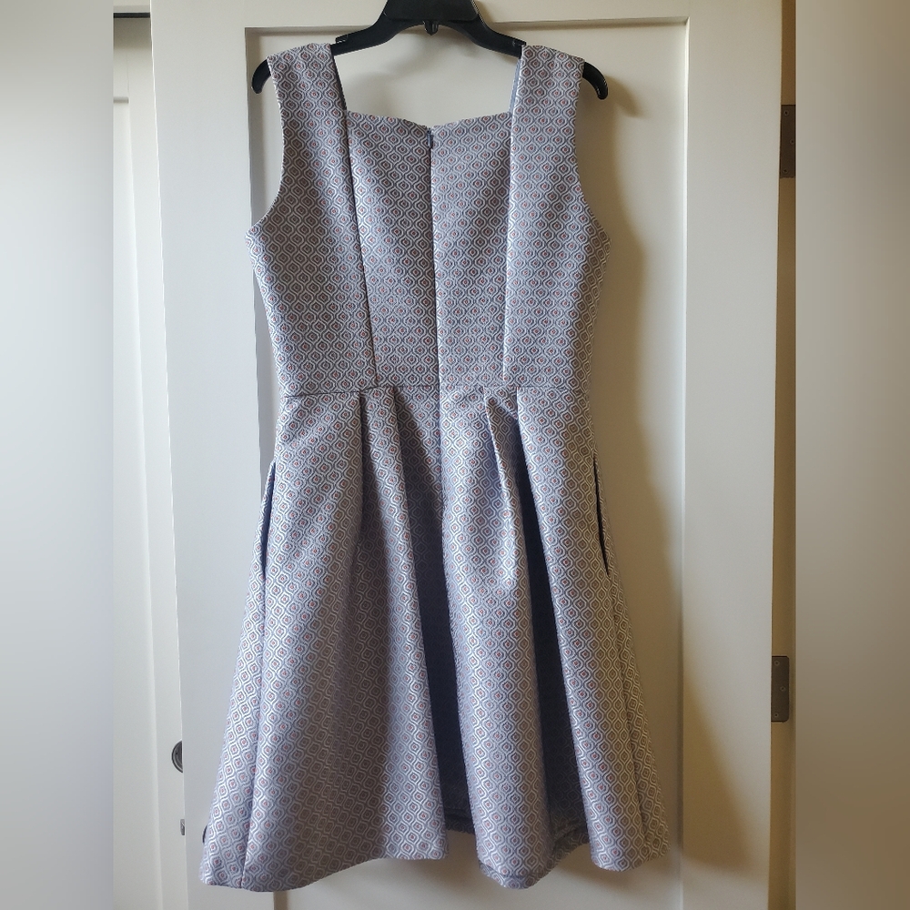 NWT Adorable Retro Print Gal Meets Glam Cosette Dress Sz 10 - Picture 9 of 14